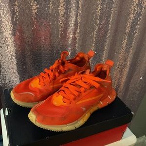 Gym Shoes pop of orange
